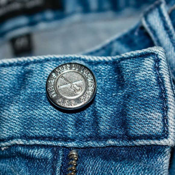 A.P.C. 5 pocket Skinny Denim Jeans Blue Wash Women's 27 - Picture 7 of 12